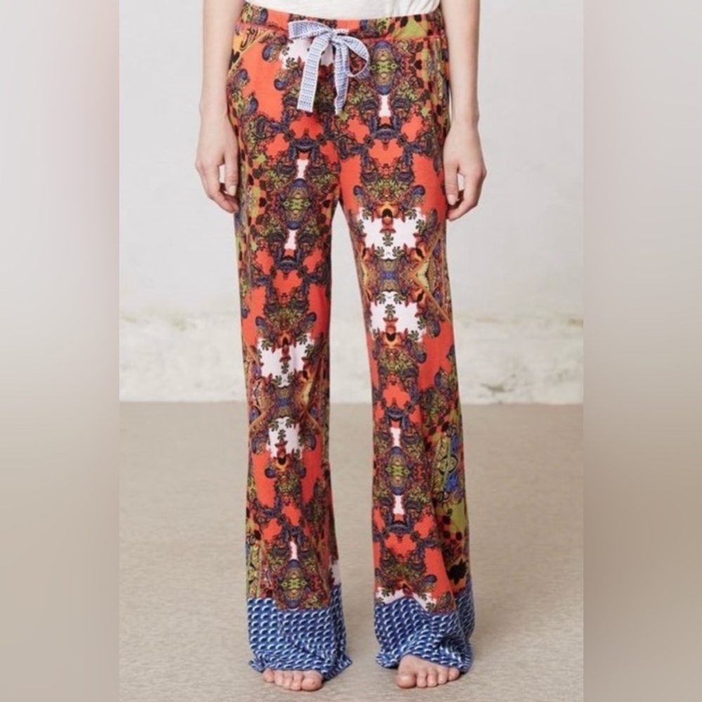Vintage Anthropologie Paisley Pajama Pants